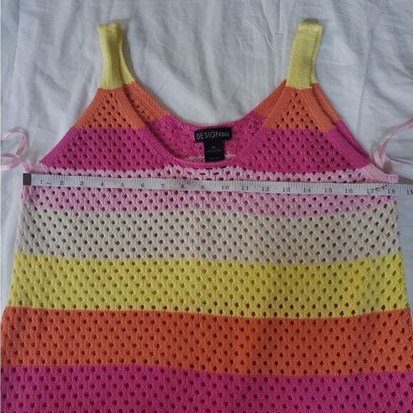 Design365 Bright Stripe Knit Top XL - Picture 8 of 9